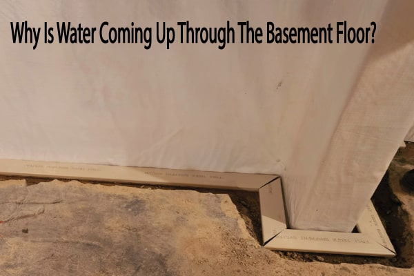 Water Is coming Up Through The Floor